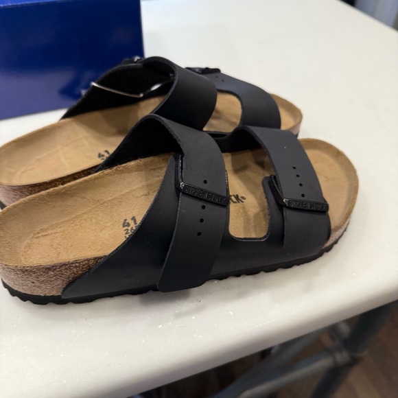BIRKENSTOCK ARIZONA Black sandals BIRKO-FLOR Sz US W 10 Men 8 EU 41 NIB - Picture 3 of 7